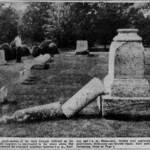 On evening in August of 1968, a great amount of damage was inflicted on the Laurel Hill Cemetery by vandals. Cemetery vandalism