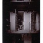 Prisoner in a prison cell at Joliet Prison.