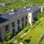 View of prison from above.