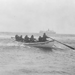 The Coast Guard heading out.