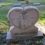 Roxanne's grave