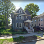 Lillian MacDonald's childhood home in Portland, Maine in 1928. Their older daughter married and lived directly across the street. MacDonald Home in Maine.