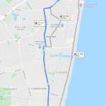 The route from Emma's house
