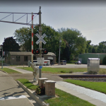 Railroad crossing today.