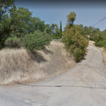 Road that lead up to Duckworth's home in Lucerne, California where he was found dead. Road leading to Duckworth's home