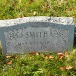 Emma B Smith's grave