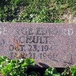 George Schultz's grave marker.