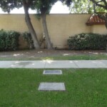 Duckworth's plaque below his mother's plaque Duckworth's plaque