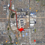 A likely route that Shirley took from Huntington Beach, to Harbor City (where the collision occurred). Route from Huntington Beach to Harbor City