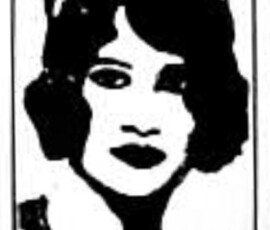 Cleaned up newspaper photo of Mary. A cleaned up newspaper photo of Mary Bregovy